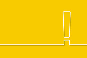 An exclamation point that refers to getting excited about being advisory ready.