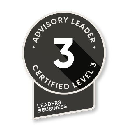 LeadersinBusiness CertificateBadge AdvisoryLeaderL3
